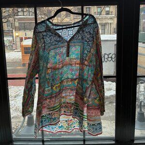 Johnny Was Multicolor Blouse